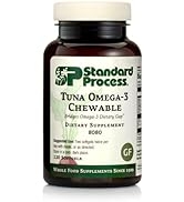 Standard Process Tuna Omega-3 Chewable - Whole Food Antioxidant, Brain Health and Brain Support, ...