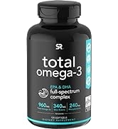 Total Omega-3 Fish Oil from Wild Sockeye Salmon, Alaskan Pollock, Antarctic Krill Oil, Astaxanthi...
