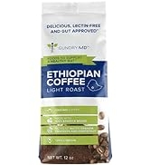 Gundry MD Single Origin Light Roast Ethiopian Ground Coffee, 100% Arabica Beans, 12 Ounce