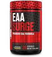 EAA Surge Premium EAA Formula - Essential Amino Acids Intra Workout Powder Supplement w/L-Citrull...