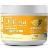 Ultima Replenisher Electrolyte Hydration Powder, Lemonade, 30 Serving Canister - Sugar Free, 0 Ca...