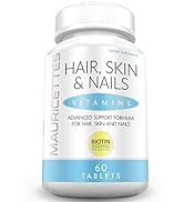 Hair Skin and Nails Vitamins - Blend of Over 20 Ingredients - Collagen Biotin Keratin - Natural G...