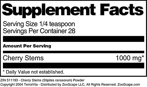 Cherry Stems (Stipites cerasorum) Powder (1 oz, ZIN: 511193)
