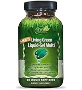 Irwin Naturals Men's Living Green Liquid-Gel Multi - 70 Essential Nutrients, Full-Spectrum Vitami...