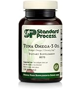 Standard Process Tuna Omega-3 Oil EPA and DHA - Whole Food Emotional Support, Brain Health and Br...