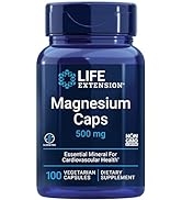 Life Extension Magnesium Caps 500 mg – Essential Mineral Blend For Cardiovascular & Whole-Body He...