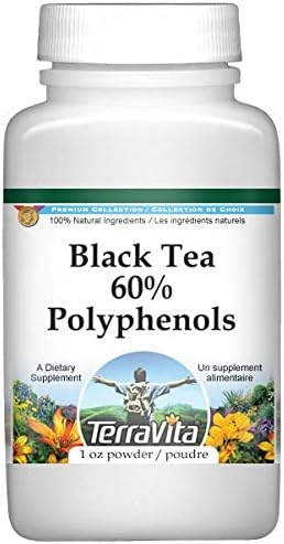 Black Tea 60% Polyphenols Powder (1 oz, ZIN: 519364)