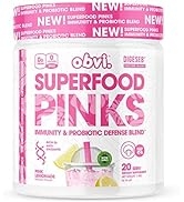 Obvi Superfood Pinks Immunity & Probiotic Blend, Rich in Antioxidants with a Digestive Enzyme Ble...