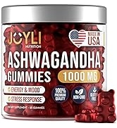 JOYLI Ashwagandha Gummies for Women and Men - with Organic Ashwagandha Root Extract - Ashwagandha...