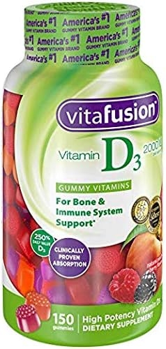 Vitafusion Vitamin D3 Gummy Vitamins, 150 ct (2 Pack)