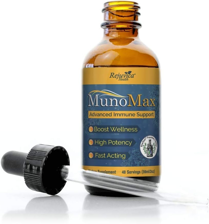 MunoMax & MunoNow - Immune Support + Soothing Syrup | All-Natural Liquid Formula for 2X Absorption | Elderberry, Echinacea, Ginger & More! (6)