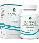 30 Billion CFU Probiotic Supplement with Prebiotics – Patented Acid Resistant Capsules to Promote...