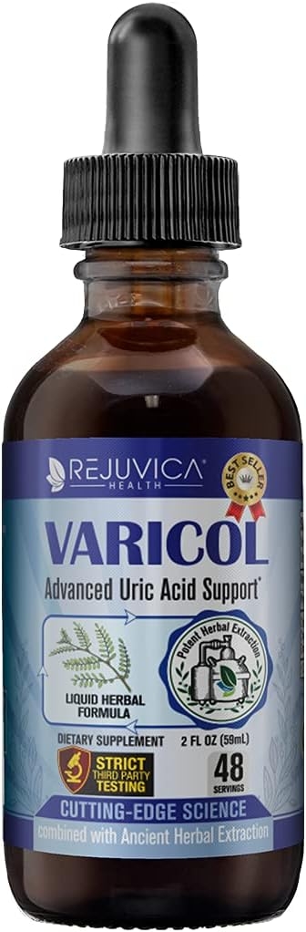 Uric Acid Support, Varicol - Rapid Advanced Uric Acid Support Formula - High Potency Key Ingredients Designed to Help Support Healthy Uric Acid Levels - with Chanca Piedra, Tart Cherry, Celery Seed and More