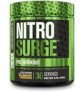 NITROSURGE Pre Workout Supplement - Endless Energy, Instant Strength Gains, Clear Focus, Intense ...