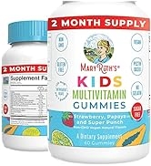 Kids Vitamins by MaryRuth's | Sugar Free | 2 Month Supply | Kids Multivitamin Gummies for Ages 2+...