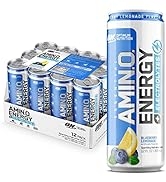 Optimum Nutrition Amino Energy Drink + Electrolytes for Hydration - Sugar Free, Amino Acids, BCAA...