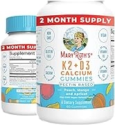 Calcium with Vitamin D3 & Vitamin K2 | 2 Month Supply | Calcium Supplement | Bone Support | Calci...