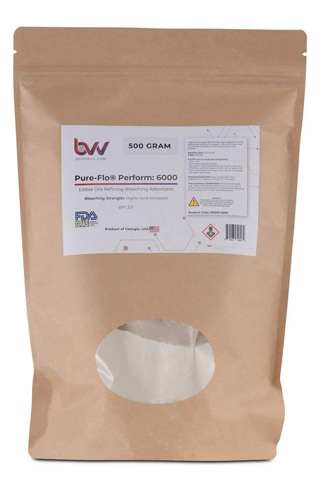 BVV Pure-Flo® Perform 6000 Highly Activated Bleaching & Decolorizing Bentonite for Edible Oils *FDA-GRAS-5KG
