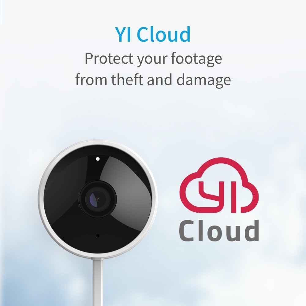 YI Outdoor Security Camera, 1080P 2.4G Wireless IP Waterproof Night Vision Surveillance System with 24/7 Emergency Response, Motion Detection, Activity Alert, Deterrent Alarm - iOS, Android App