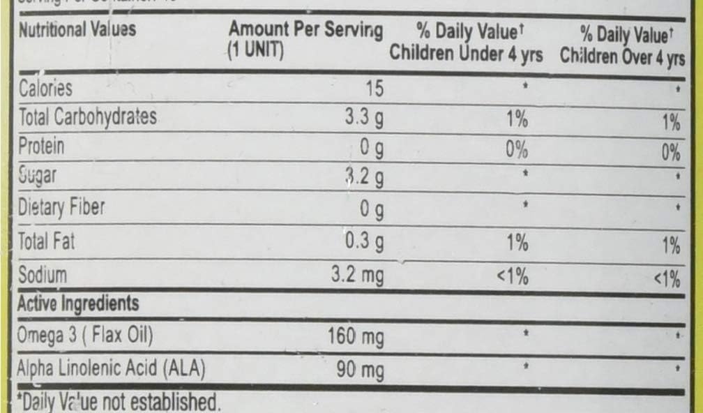 Mr. Gummy Omega-3 for Children Dietary Supplement Gummy Bears Orange, Grape, Orange/Grape, 40 Count (1)