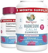 Magnesium Citrate Gummies by MaryRuth's | 2 Month Supply | Sugar Free | Magnesium Supplement | Ca...