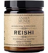 Anima Mundi Reishi Fountain of Youth Mushroom Powder - Organic Reishi Mushroom Powder - Immune Su...