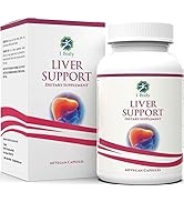 Liver Cleanse and Support Supplement – Milk Thistle Extract (Silymarin), Turmeric Curcumin, Dande...