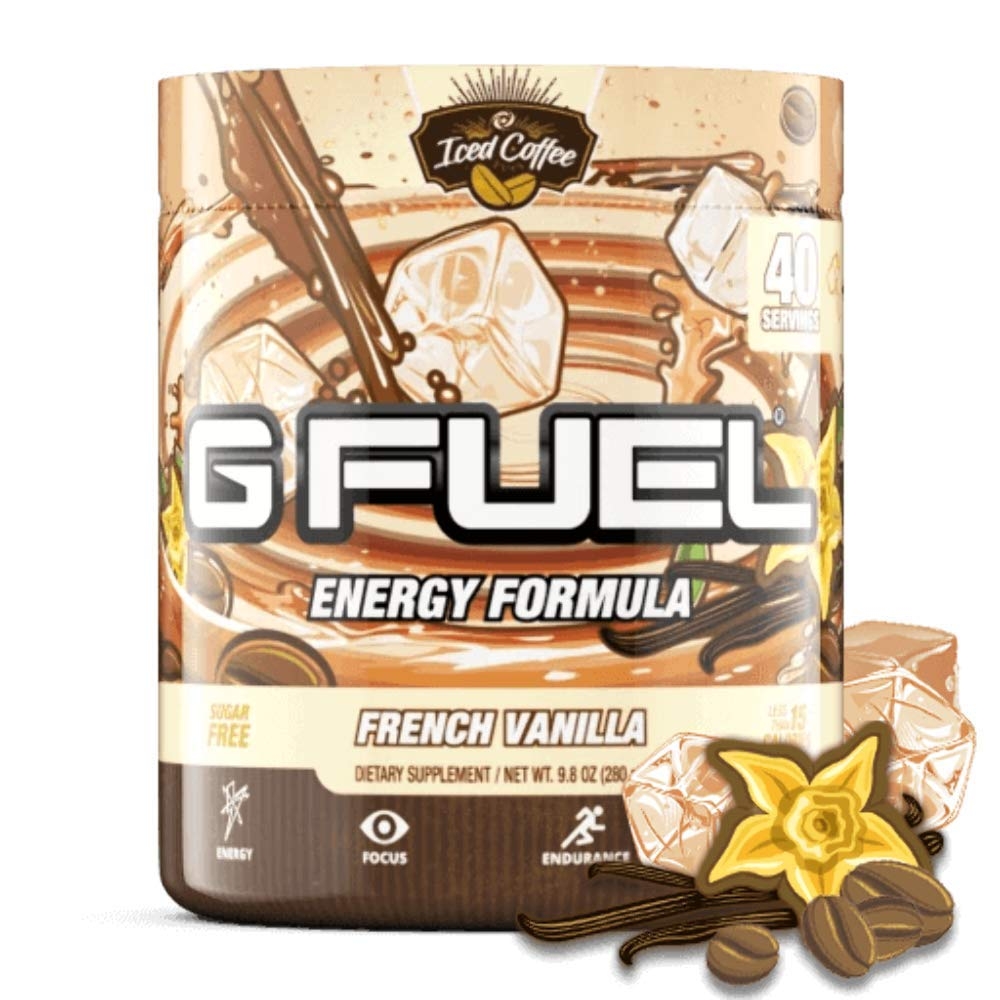 G Fuel Bubble Gum Flavored Game Changing Elite Energy Powder, Sharpens Mental Focus and Cognitive Function, Zero Sugar, Supports Immunity and Enhances Mood 9.8 oz (40 Servings)