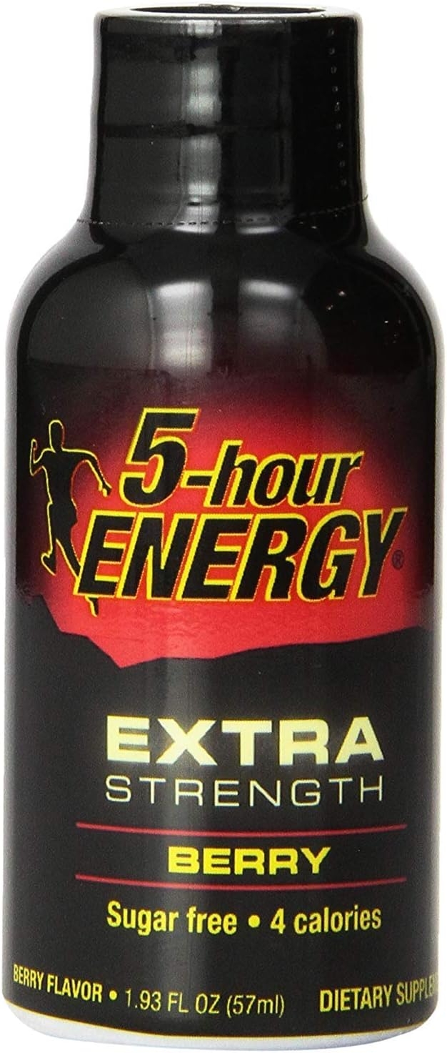 Sport Nutrition Energy Shots (12-Pack, Extra Strength Berry)