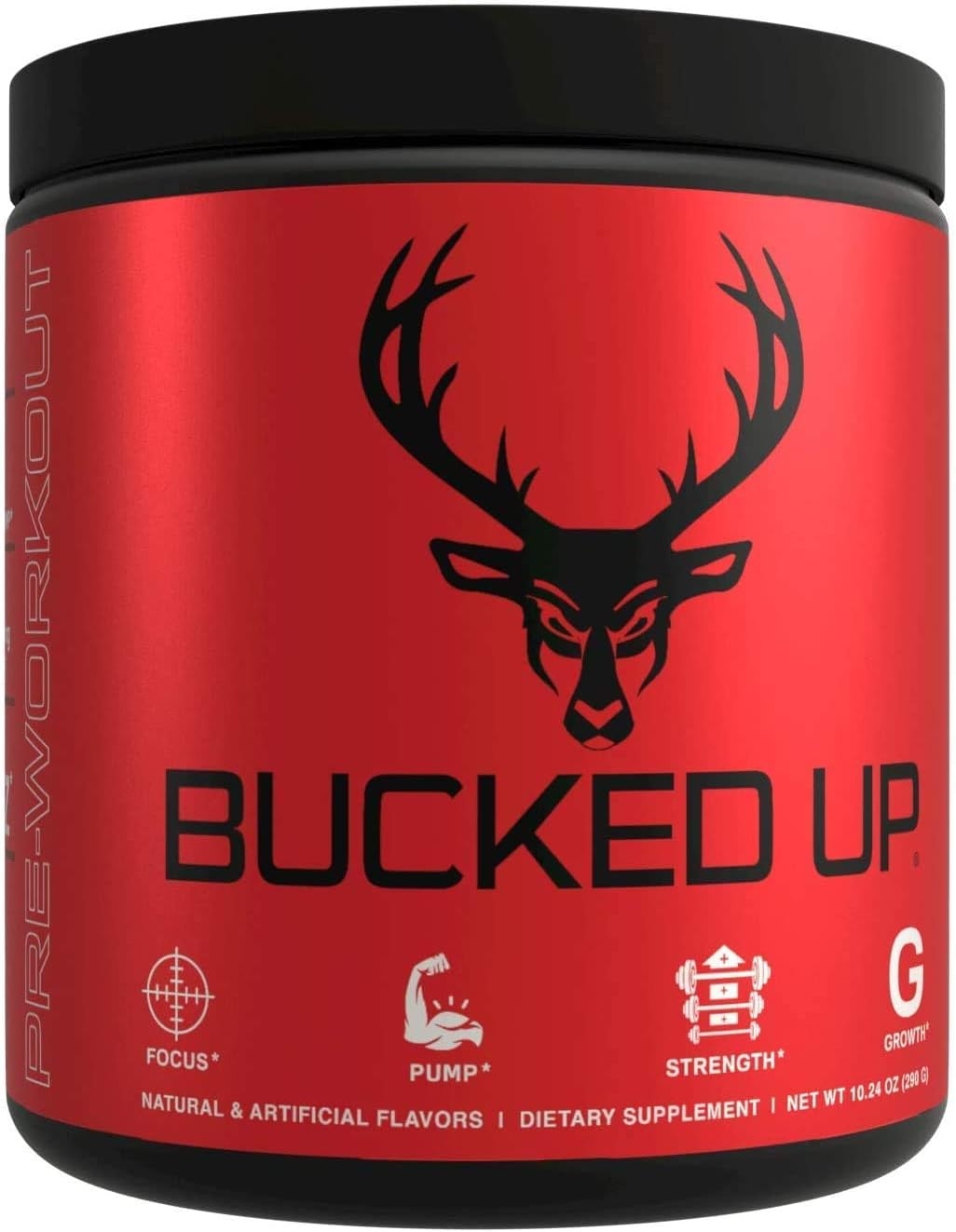 Bucked Up Pre Workout 6 Grams Citrulline, 2 Grams Beta Alanine, and 3 Other Registered trademarked Ingredients (Watermelon)