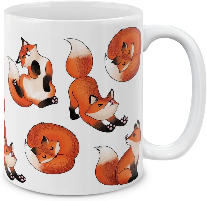 Red Fox Funny Playful Postures