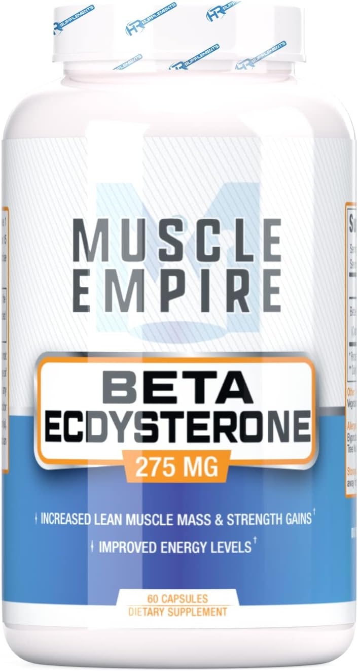 Beta-Ecdysterone Capsules - Muscle Building & Fat Loss Support - 60 Count - Muscle Empire