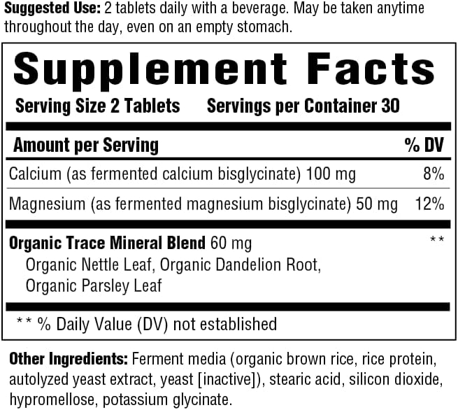 MegaFood Calcium & Magnesium - Essential Mineral Supplement for Bone and Cardiovascular Health Support - for Men and Women - Gluten-Free, Non-GMO, Made Without Dairy - Vegan - 60 Tabs (30 Servings)