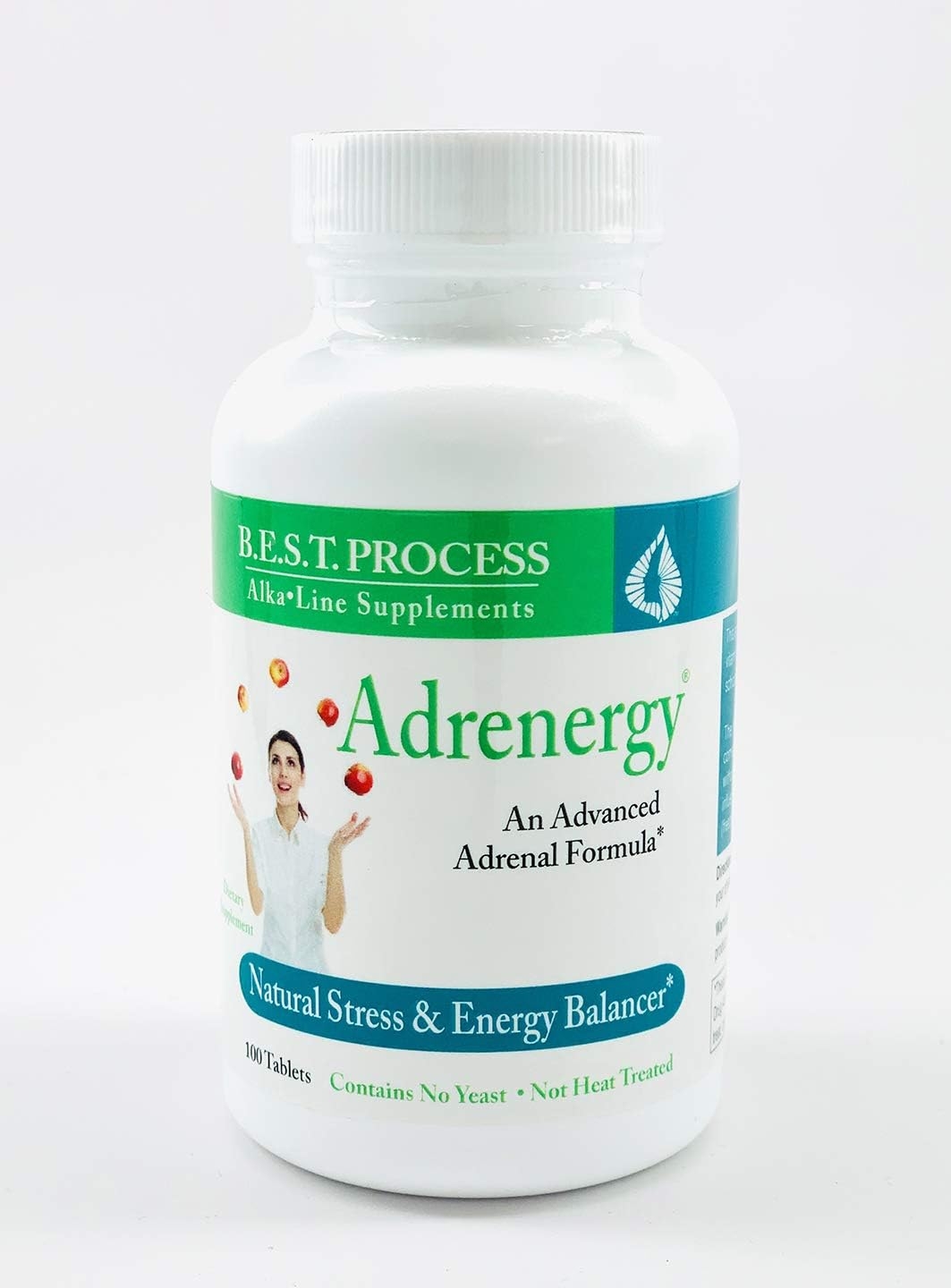 Adrenergy — Morter HealthSystem Best Process Alkaline — Natural Adrenal Support with Adrenal Gland Extract, Adaptogens, Vitamins & Minerals