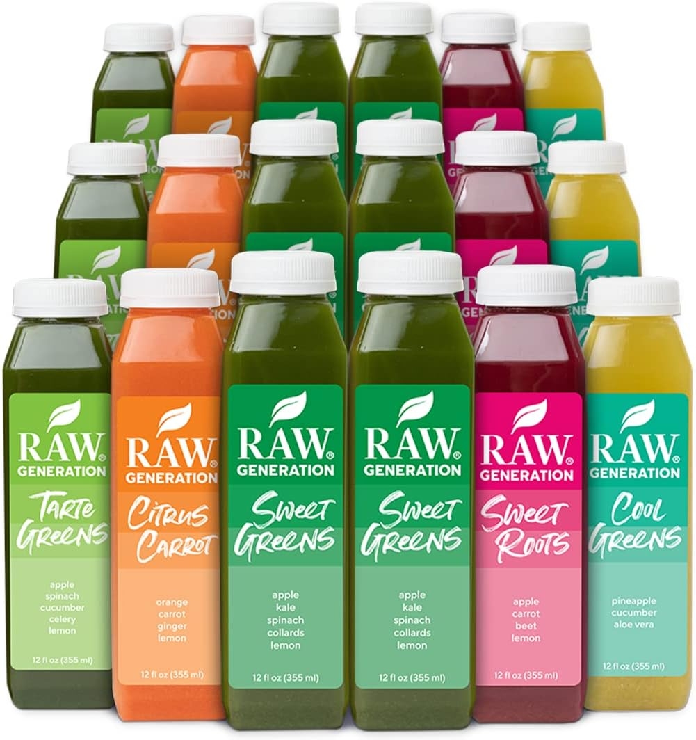 3-Day Skinny Cleanse by Raw Generation® - Best Juice Cleanse to Look and Feel Lighter Quickly/Healthiest Way to Cleanse Your System/Jumpstart a Healthier Diet