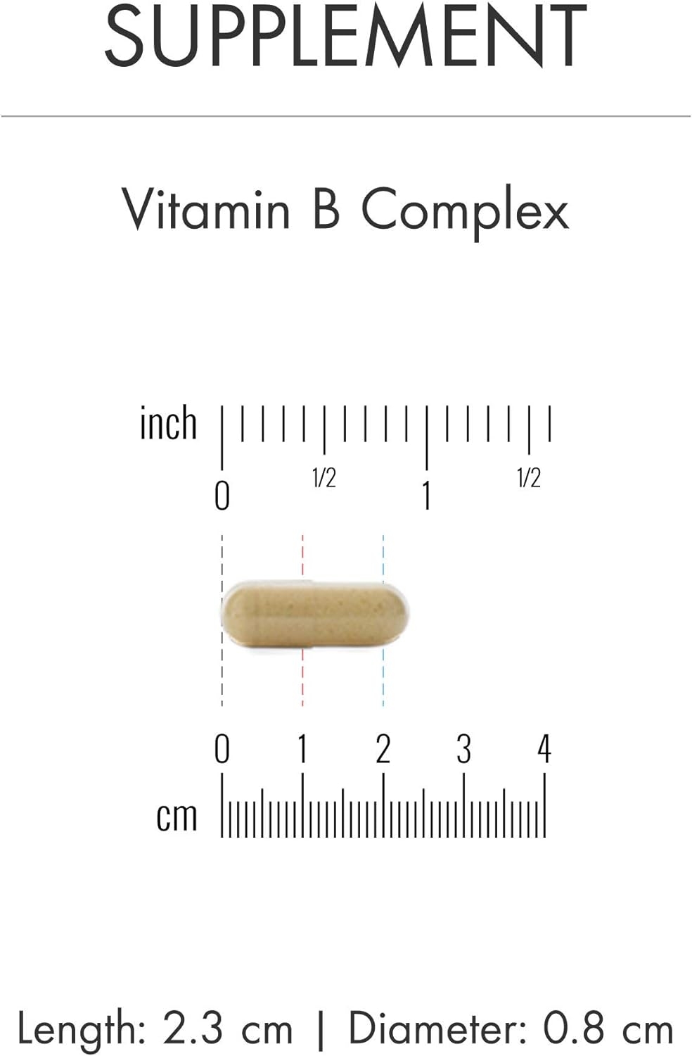 Dr. Mercola Vitamin B Complex with Benfotiamine, 30 Servings (60 Capsules)
