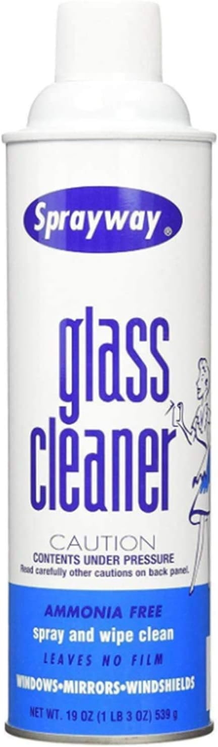 Sprayway SW053R Ammonia-Free Glass Cleaner, Foaming Action - Streakless Shine, 15 Ounce (Pack of 1)