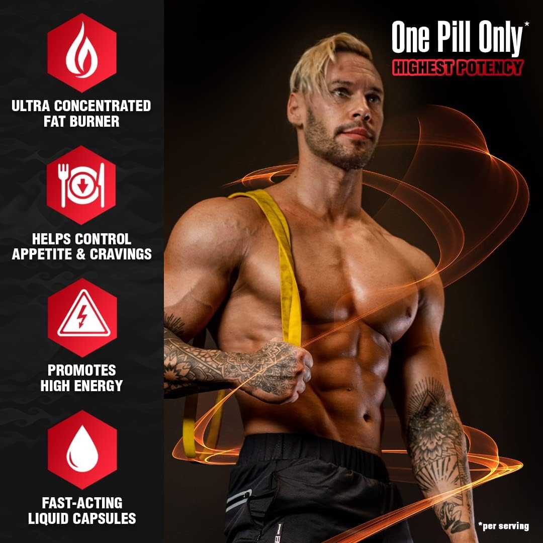 Nutrex Research Lipo-6 Black Ultra Concentrate | Thermogenic Energizing Fat Burner Supplement, Increase Weight Loss, Energy & Intense Focus | 60Count