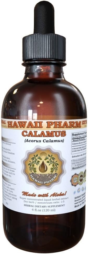 Calamus Liquid Extract, Organic Calamus (Acorus Calamus) Tincture Supplement 2 oz