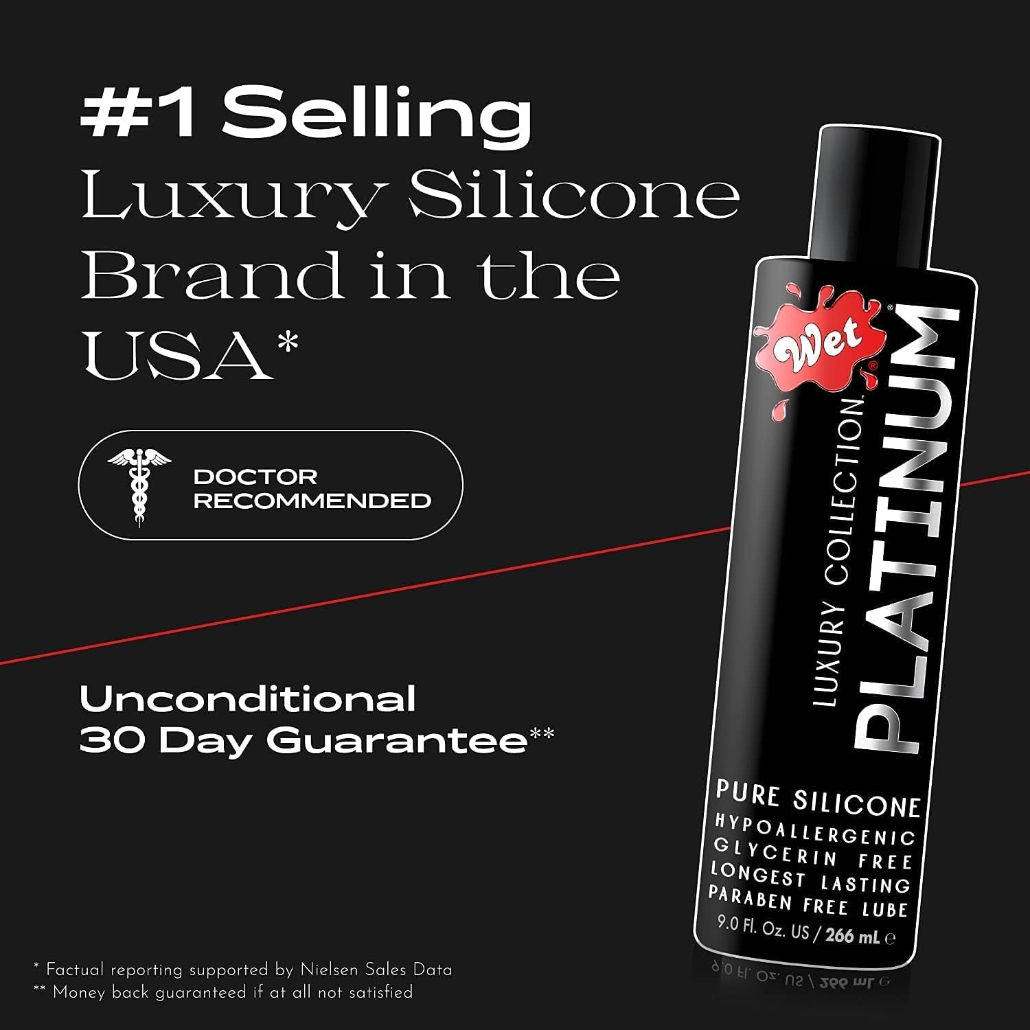 Wet Platinum Silicone Based Sex Lube 3 Sampler Premium Personal Luxury Lubricant for Men Women & Couples More Long Lasting Than Water Based Condom Safe Hypoallergenic Glycerin Paraben Free Intimacy