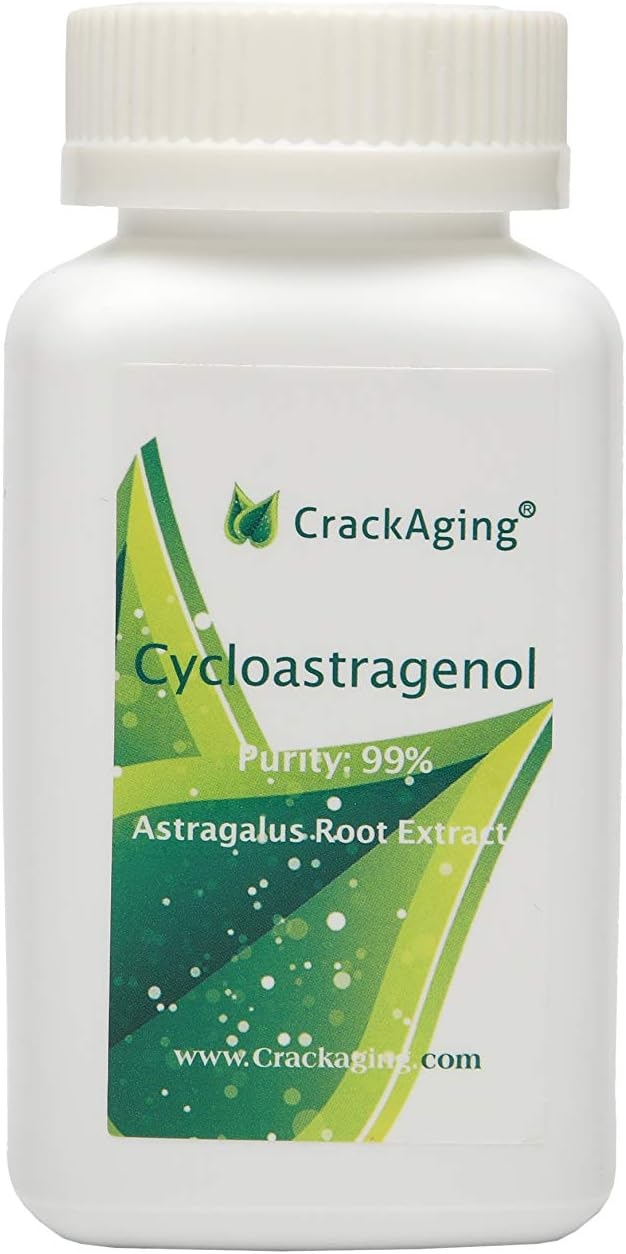 Crackaging Super-Absorption Cycloastragenol 98% Telomere Supplements 5mg 120caps