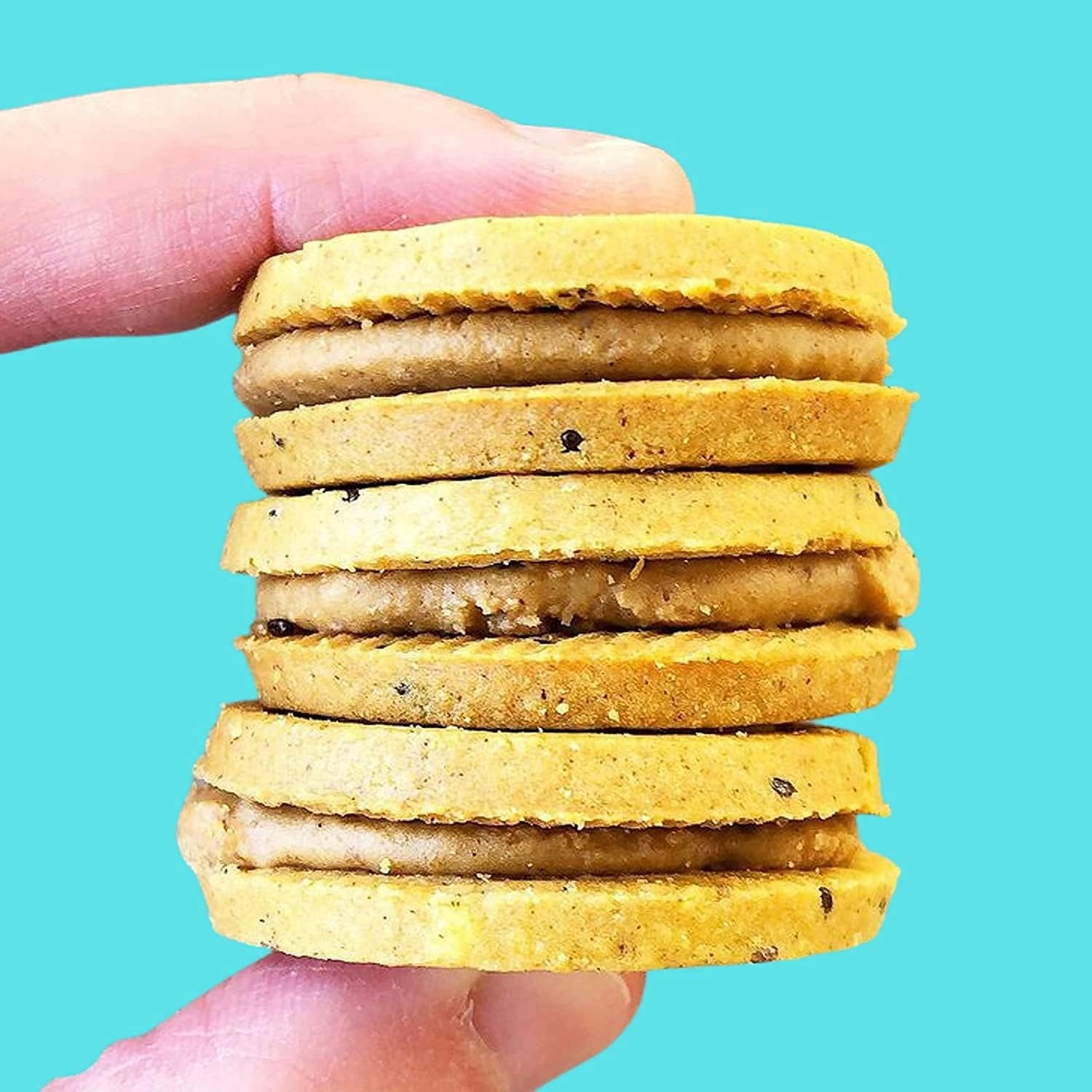 Uplift Food Gut Happy Cookies - Probiotic & Prebiotic Fiber Supplement Snack, Gut Health & Digestive Health, Vegan, 100% Plant Based & Grain Free - Almond Butter, 1.41 Ounce (Pack of 6)