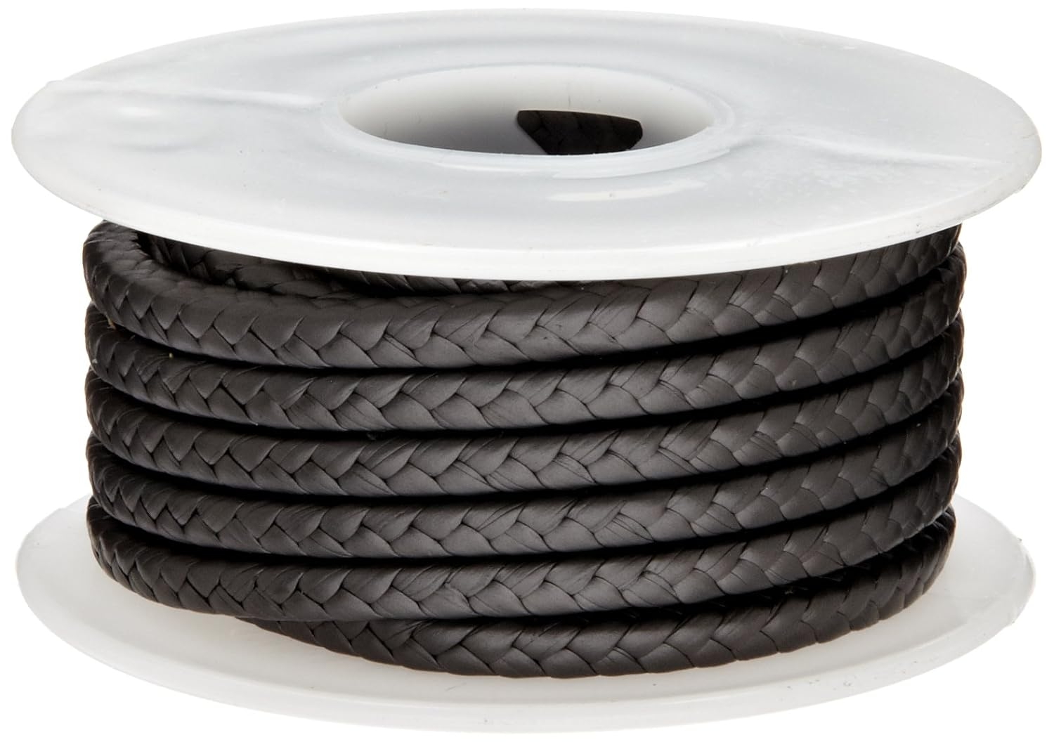Palmetto 1382 Series Expanded PTFE with Graphite Compression Packing Seal, Dull Black, 1/2" Square, 10' Length