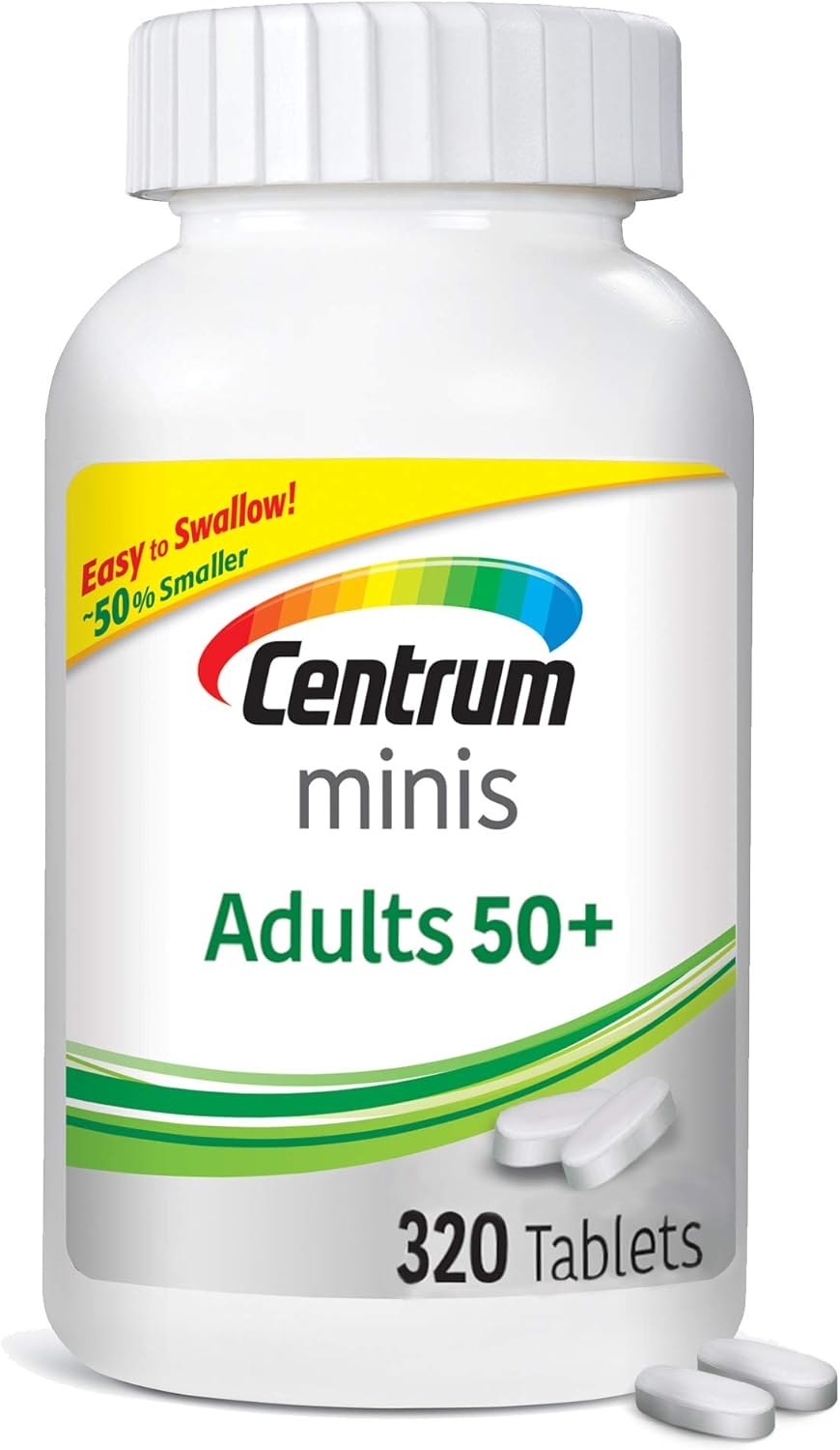 Centrum Minis Adult 50+ (320 Count) Multivitamin/Multimineral Supplement Tablets
