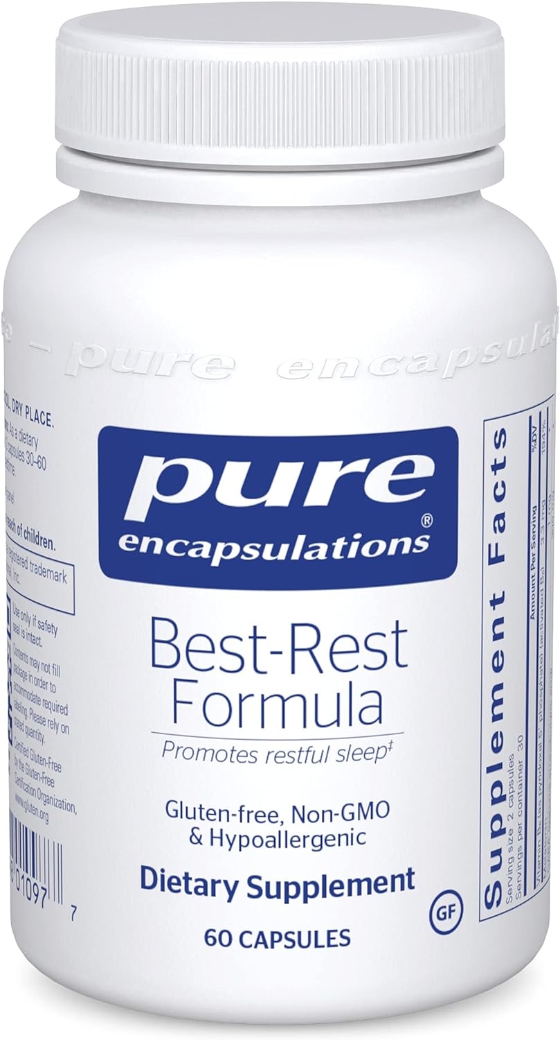 Pure Encapsulations Best-Rest Formula | Supplement to Support The Onset of Sleep and Sleep Quality* | 60 Capsules