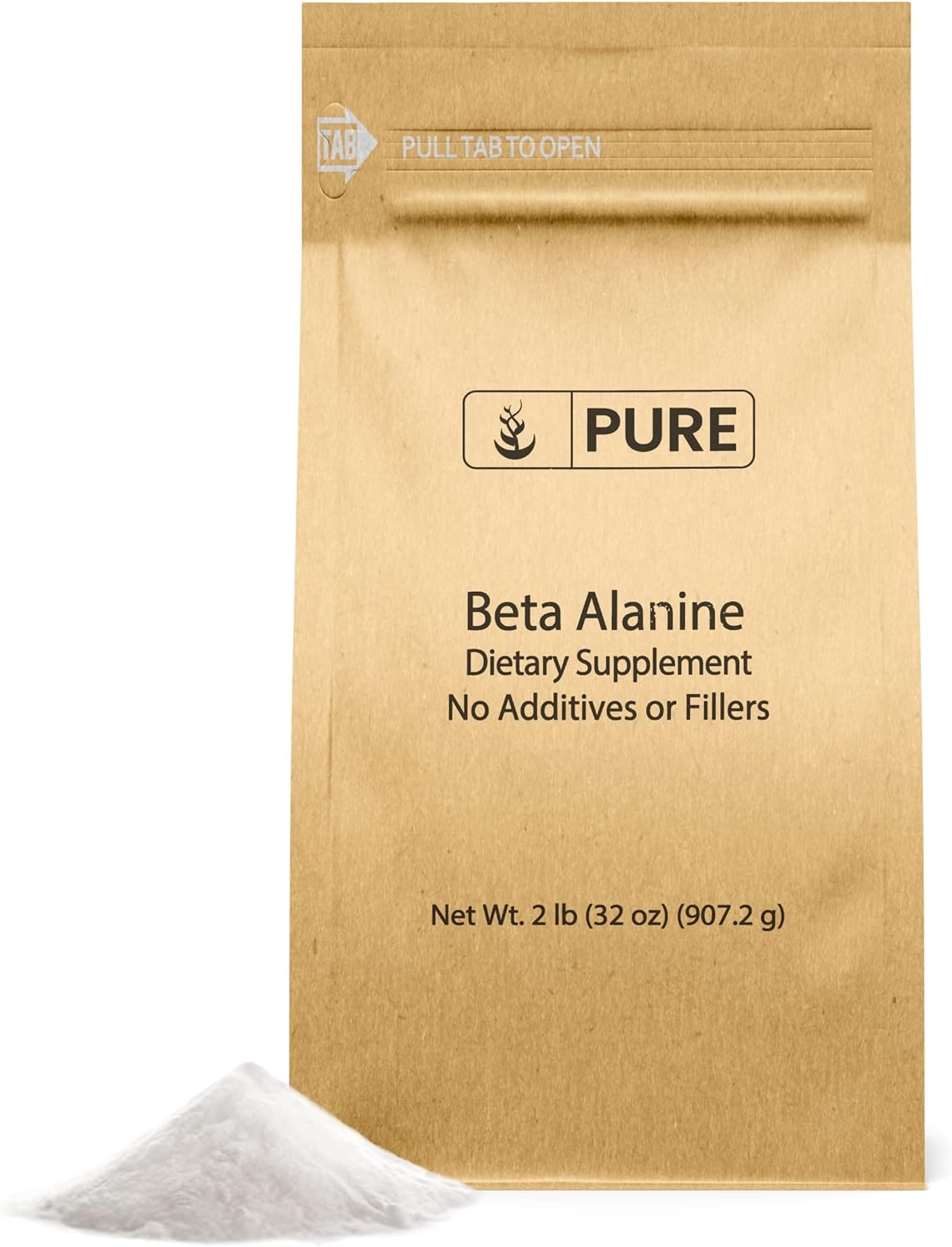 Beta Alanine Powder (2lb), Always Pure Non-Essential Amino Acid, Gluten-Free, Non-GMO
