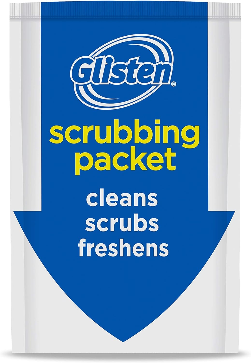 Glisten DP06N-PB Garbage Disposer Foaming Cleaner, Lemon Scent, 2-Pack (8 Uses), Blue, 9 Ounce