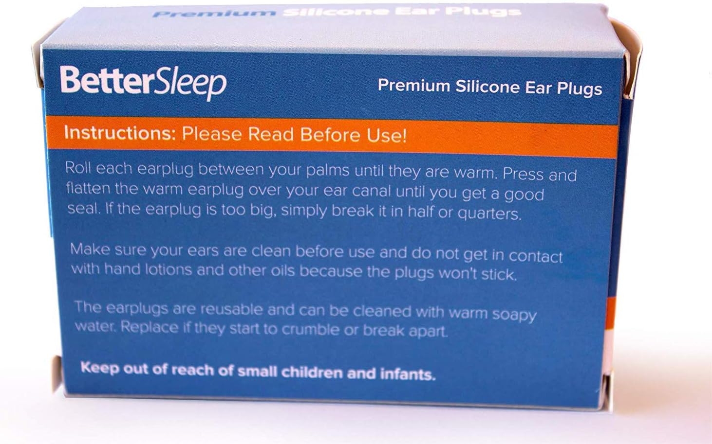 Ear Plugs for Sleeping from Better Sleep - Moldable Silicone, Swimming, Studying, Snoring, Concerts, Noise Cancelling