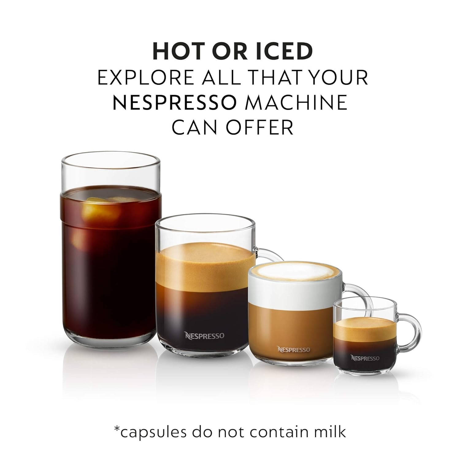 Nespresso Vertuoline Coffee, Best Seller Assortment, 30 Capsules