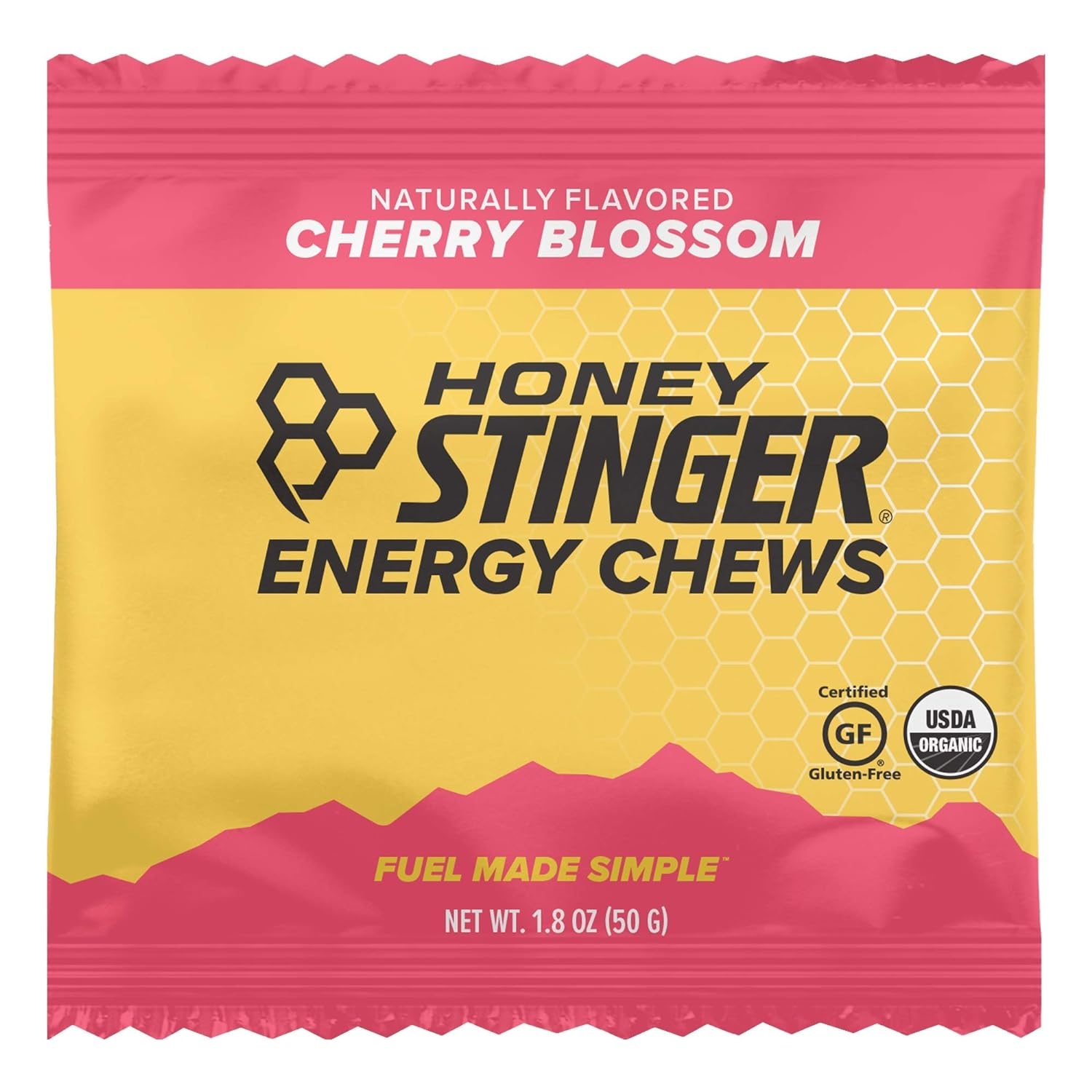 Honey Stinger Organic Energy Chews, Sports Nutrition, Cherry Blossom Cherry Blossom 1.8 Ounce (Pack of 12) 21.6 Ounce